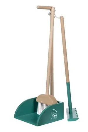 Bestseller HKM - Mestschep voor stokpaarden hobby horsing - groen