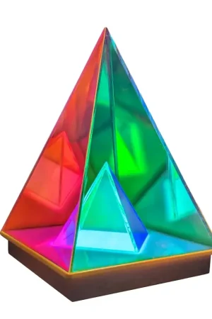 Playlearn - 3D Prismalicht Piramide Alleen Vandaag