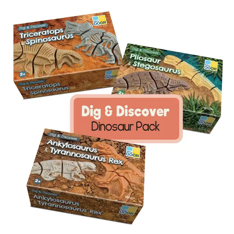 Yellow Door - Graaf en ontdek - Dinosauruspakket Aanbieding