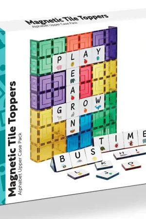 Learn And Grow - Magnetische tegel topper Alfabet (engels) 40 stuks Veilige Betaling
