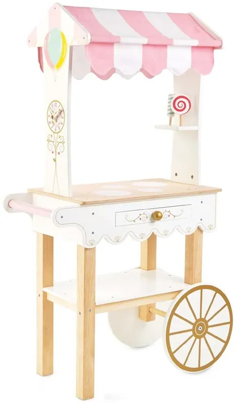 Weekendaanbieding Le Toy Van - Houten Trolley voor thee, ijs en lekkernijen