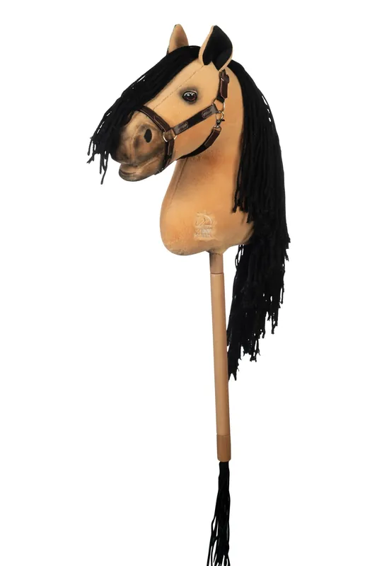 HKM - Premium stokpaard hobby horse - Buckskin Merkproduct