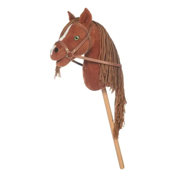 Bestel Nu HKM - Hobby Horse Mini stokpaard - rood/bruin