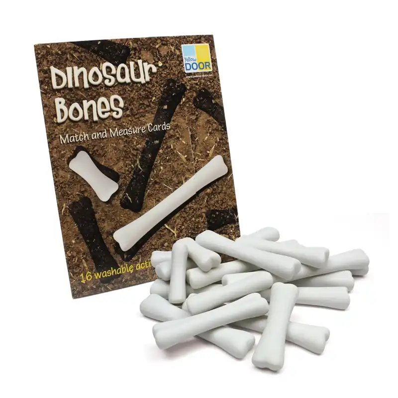 Tijdelijk Beschikbaar Yellow Door - Match- en meetpakket voor dinosaurusbotten