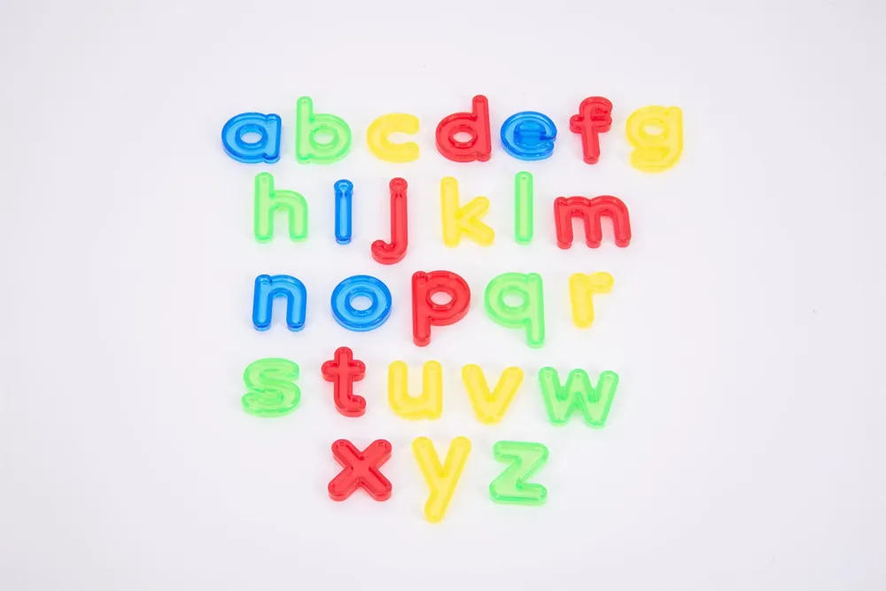 TickiT - Doorschijnende Letters Kleine Letters Voordeelprijs