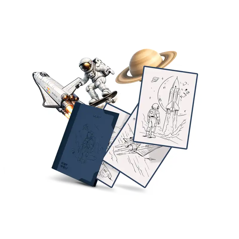 Kidywolf - K-Draw Navulset Sterrenstelsels Bestseller