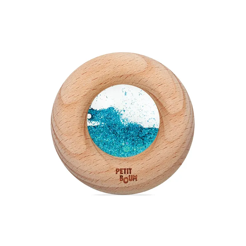 Gecertificeerd Petit Boum - Sensorische Donut - Turqoise