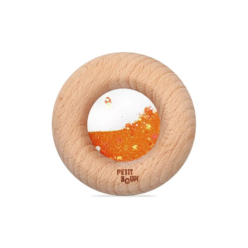 Petit Boum - Sensorische Donut - Oranje Beperkt Aanbod