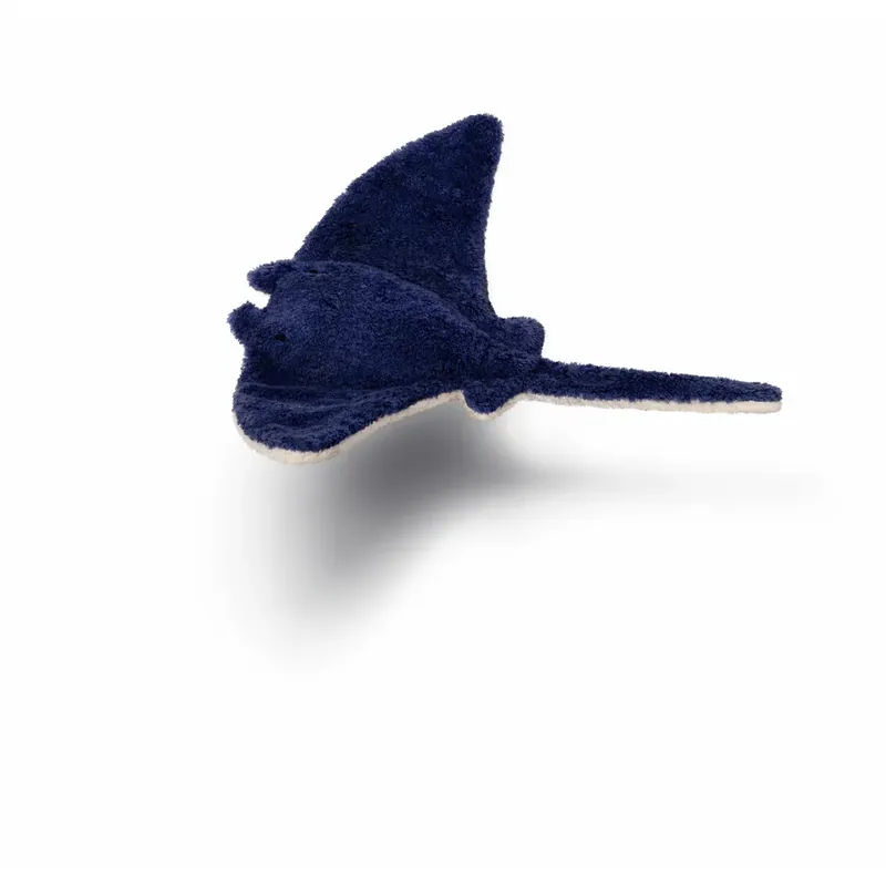 Goedkoop Senger Naturwelt - Knuffeldier Manta Warmtekussen Klein - Blauw