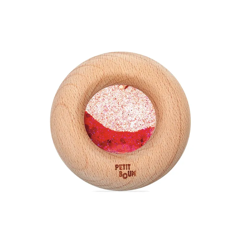 Petit Boum - Sensorische Donut - Rood Gratis Retour