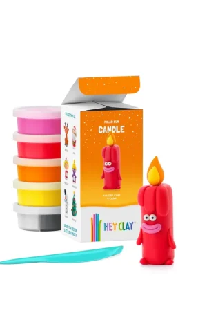 Hey Clay - Candle kersthanger - 5 cans Finale Uitverkoop
