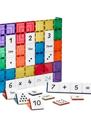 Learn And Grow - Magnetische tegel topper Nummers (engels) 40 stuks Tijdelijk Beschikbaar