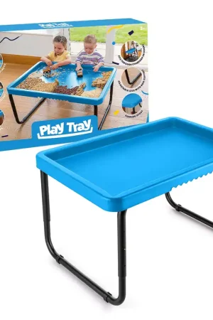 Bestseller Toyrific - Playhouse PlayTray (95cm) Set - Speeltafel blauw + Verstelbaar onderstel