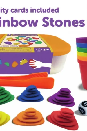 Snelle Levering Amaya - 36 stapelstenen regenboog Pebbles