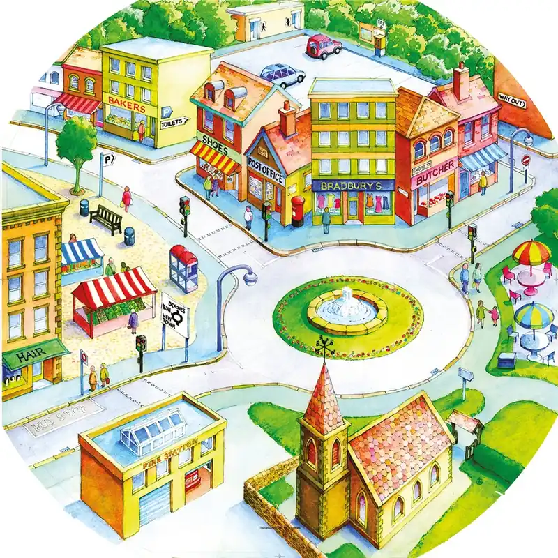 Tuff Tray - 100cm Stad Speelmat Beperkte Voorraad