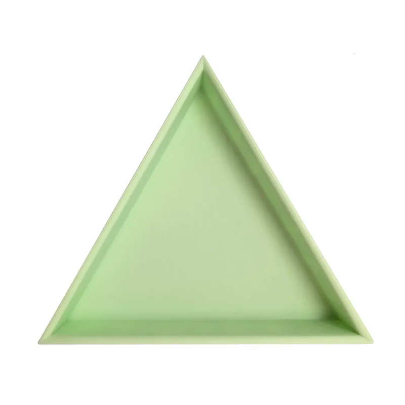 Beperkte Voorraad Grennn - inlegdriehoek 'mandigo' pastel groen