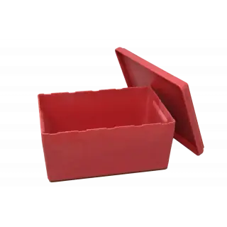 Wissner - Speelbak (hoog) met deksel voor sensorisch spel - rood Aanbieding