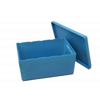 Wissner - Speelbak (hoog) met deksel voor sensorisch spel - blauw Hoge Kwaliteit