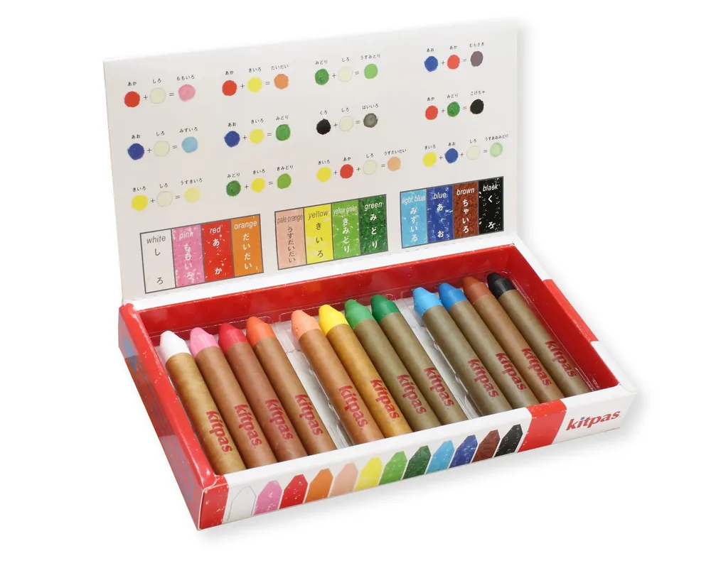 Kitpas - Uitwisbaar raamkrijt - Medium 12 stuks Beperkt Aanbod
