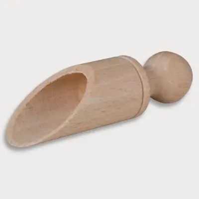Montessori houten schepje voor sensorisch spel 9cm Nu Kopen