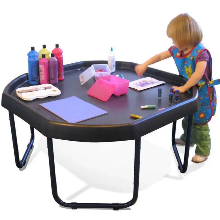 Fabrieksprijs SET Tuff Tray Spot 100cm- Activiteitentafel Zwart + antraciet onderstel