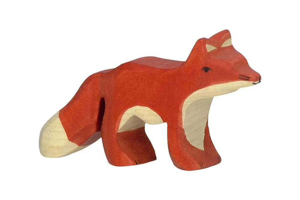 Laatste Kans Holztiger - Houten Dieren - Vos - 11 cm