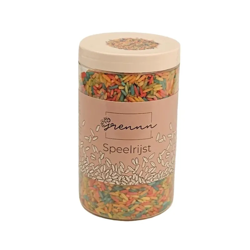 Grennn - Gekleurde sensorische rijst 300 gram - Regenboog Fabrieksprijs