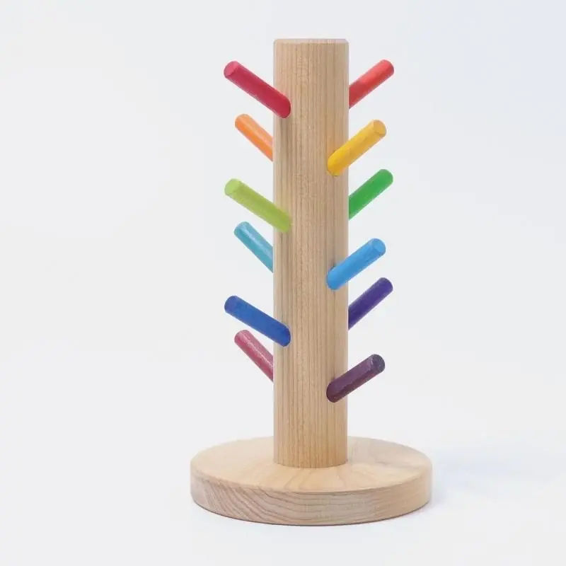 Grimm's - Houten Sorteerboom Regenboog Must-Have