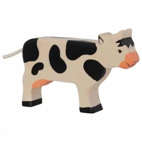 Holztiger - Houten Dieren - Koe staand 16 cm Koop Online