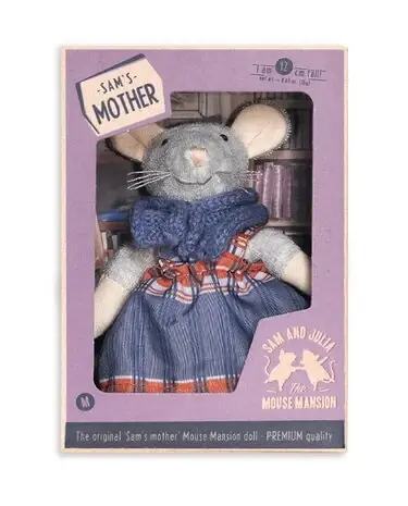 Het Muizenhuis - Knuffelmuis Sam's moeder - 12 cm Populair