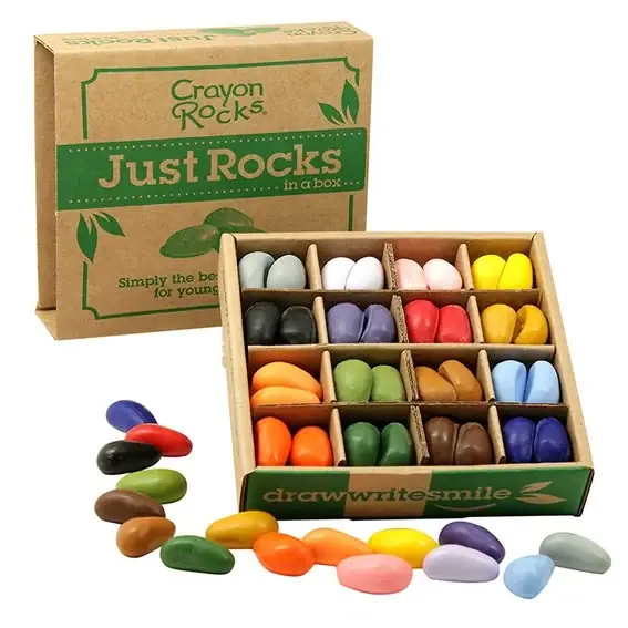 Crayon Rocks - 64 stuks in mooie doos (4x16) Populair