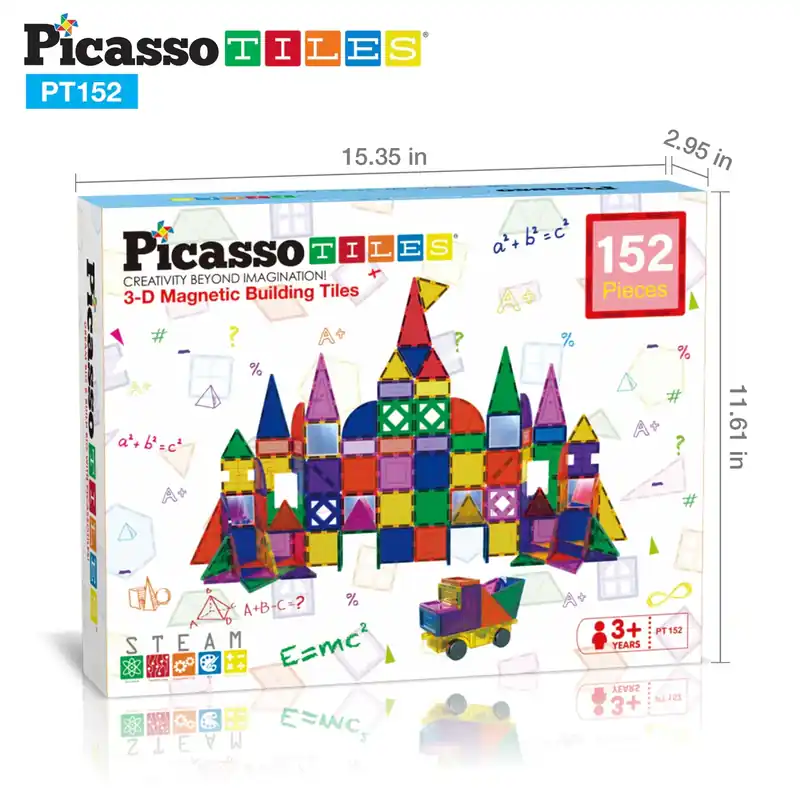 Nu Kopen PicassoTiles - 152 stuks met spiegeltegels