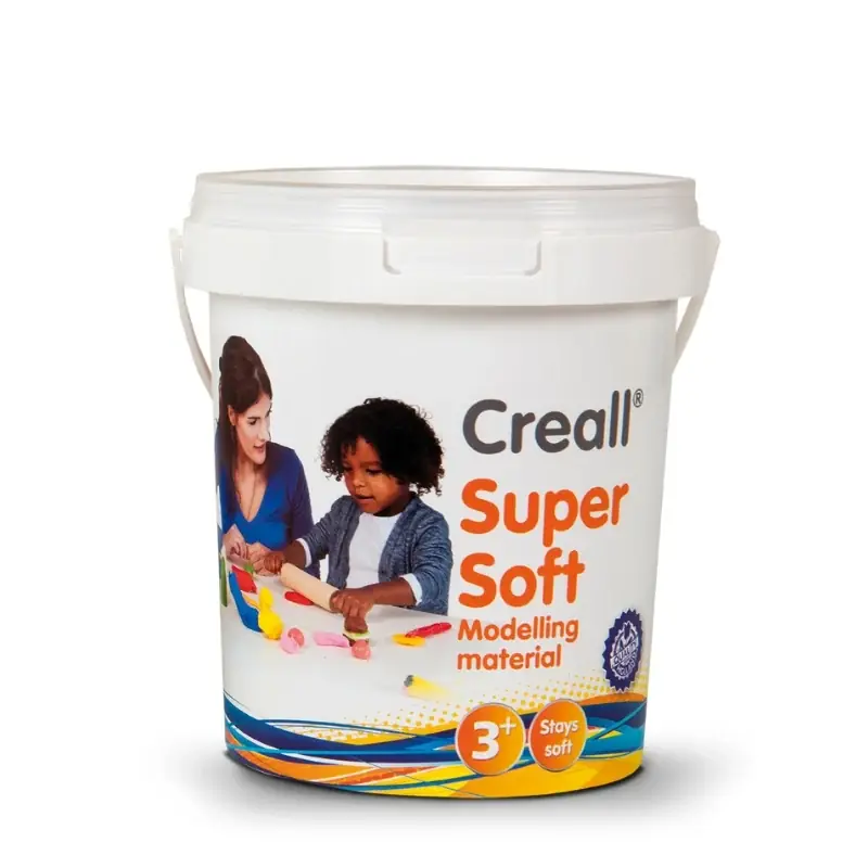 Hoge Kwaliteit Creall - Supersoft emmer met klei (5 stuks, 450 gram)