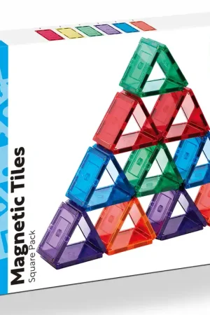Learn And Grow - Magnetisch constructiespeelgoed Square Pack - 36 stuks Express Levering