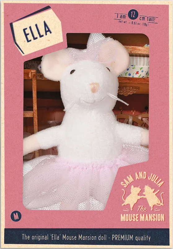 Lage Prijs Het Muizenhuis - Knuffelmuis Ella - 12 cm