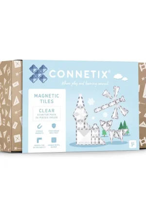 CONNETIX - Starter Clear Pack 34 stuks - magnetisch constructiespeelgoed Superprijs