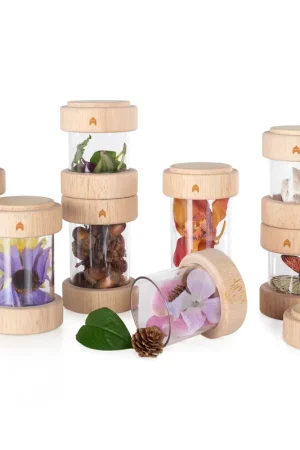 Guidecraft - 8 Treasure Tubes (schat-ontdekkings cilinders) - transparant Lage Prijs