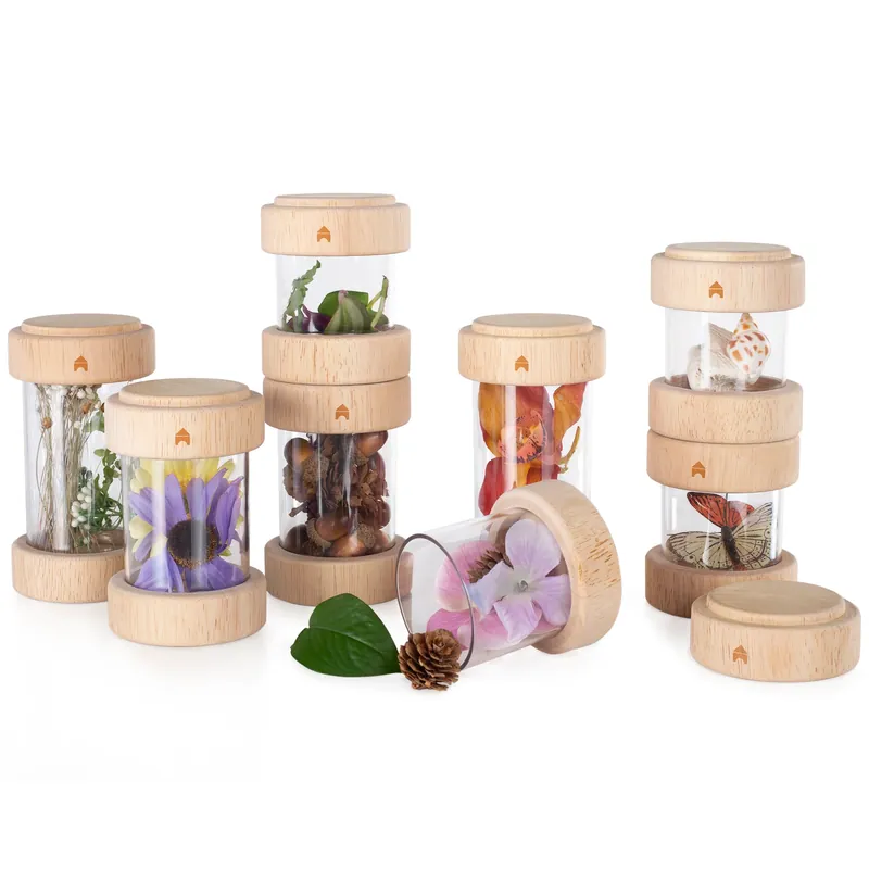 Guidecraft - 8 Treasure Tubes (schat-ontdekkings cilinders) - transparant Lage Prijs