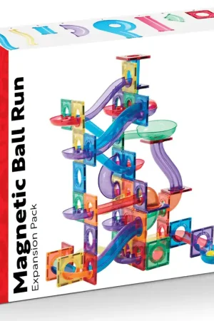 Learn And Grow - Magnetisch constructiespeelgoed Ball Run - 88 stuks Laatste Kans
