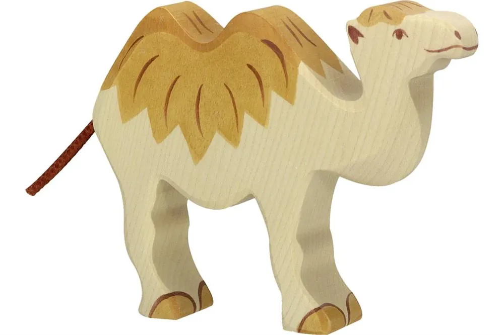 Holztiger - Houten Dieren - Kameel 18 cm Betrouwbaar