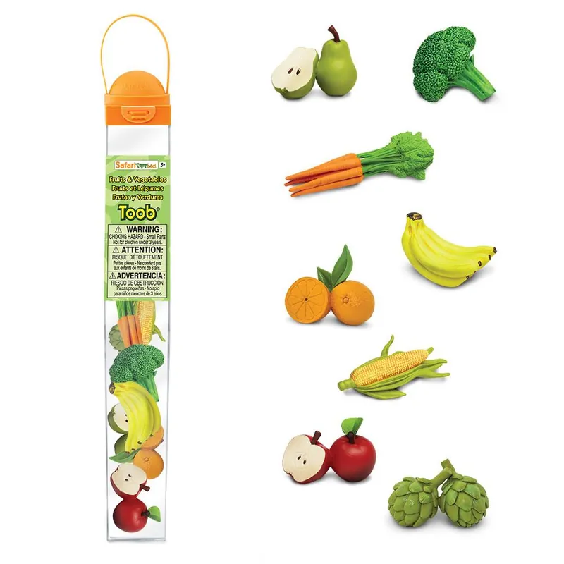 Rechtstreeks Van De Fabrikant Speelfiguren Groente en Fruit Toob - Safari Ltd 8 stuks