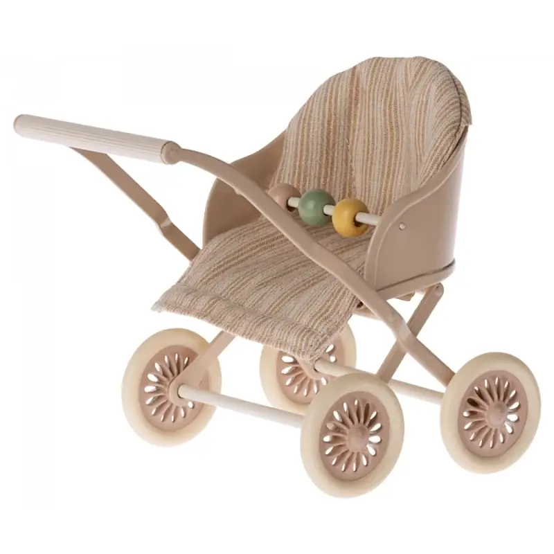 Flitsaanbieding Maileg - Wandelwagen baby muis - roze