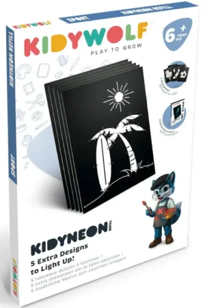 Seizoensaanbieding Kidywolf - Kidyneon refill - 3 designs Sport