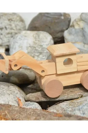 Eduplay - Bouwset Tractor met Voorlader Hout Hete Deal