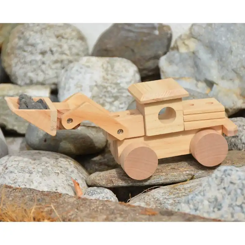 Eduplay - Bouwset Tractor met Voorlader Hout Hete Deal