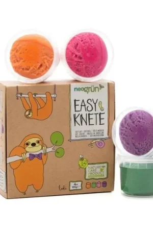 Neogrün - Natuurlijke boetseerklei Loki - roze, groen, paars, oranje Direct Verzonden