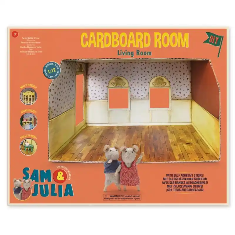 Het Muizenhuis - Kartonnen miniatuur woonkamer Koop Online