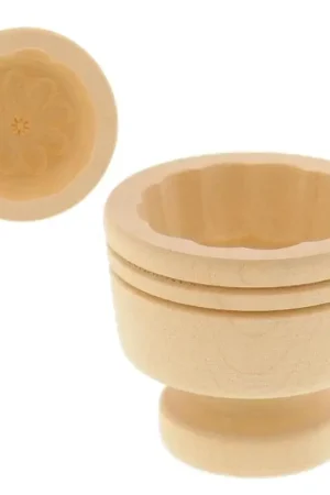 Korting Sensorische houten zandvorm Roos (8 cm)