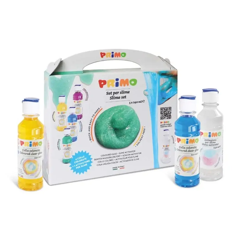 Lage Prijs Primo - Slijmset 4 kleuren (4x 240ml)