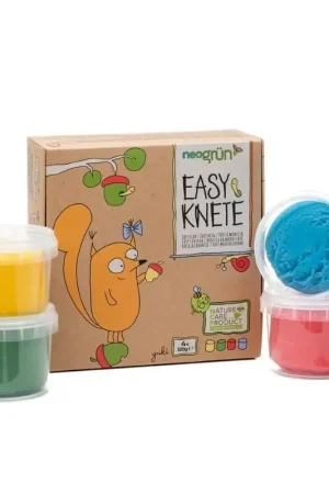 Hete Deal Neogrün - Natuurlijke boetseerklei Yuki - blauw, rood, geel en groen
